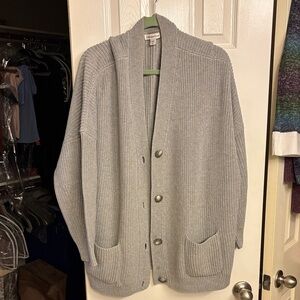 Coldwater Creek Light Gray Cardigan Sweater